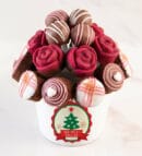 Happy New Year Rose and Truffle Cakes: A Bouquet of Flavors