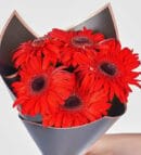 Red Gerbera Flower Bouquet