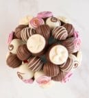 Pink & Cream Kolin Patterned Cakes: A Bouquet of Flavors