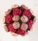 Happy New Year Rose and Truffle Cakes: A Bouquet of Flavors