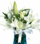 Vase Lily Arrangement