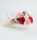 Cream Bouquet with Colorful Gerbera Flowers