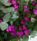 Pink Newspaper Bouquet with Hüsnüyusuf Flowers