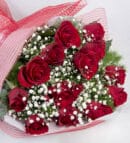 Symbol of Love 13 Red Rose Bouquet