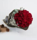 100 Red Roses Flower Bouquet