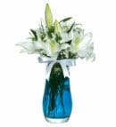 Vase Lily Arrangement