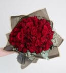 100 Red Roses Flower Bouquet